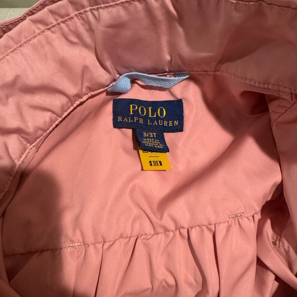 3T Polo rain coat. We loved this jacket, super cute in great condition